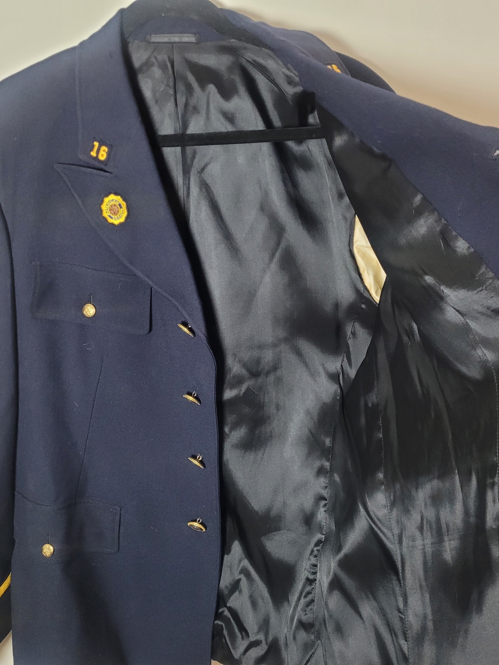 Vintage Slatington PA Fire Department Dress Uniform Coat Jacket Firefighter #16 - Picture 11 of 13